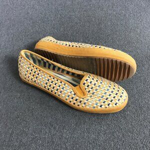 Women's Size 9.5 Nanette Lepore For Keds Brown Slip-On Ballet Flats